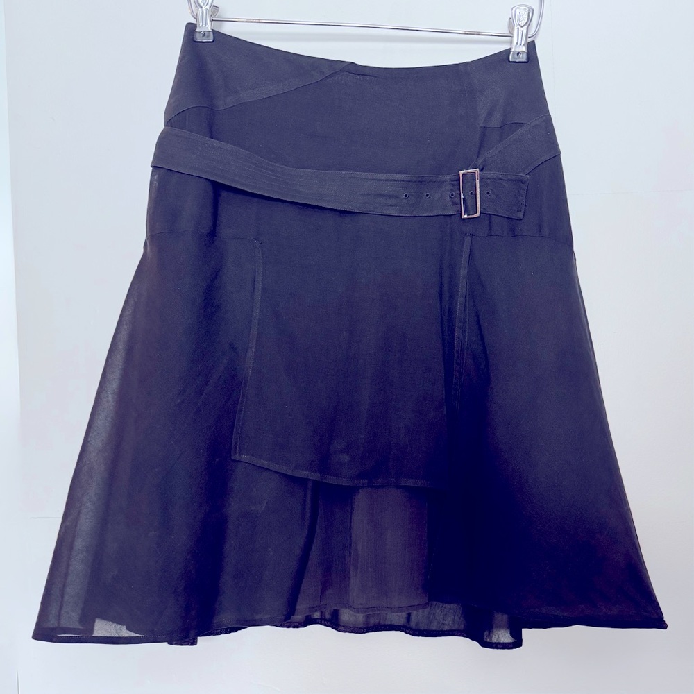 Morgane Le Fay Black Layered Skirt S